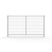 Mobile fence | 'Profi M' | with hooks and eyes